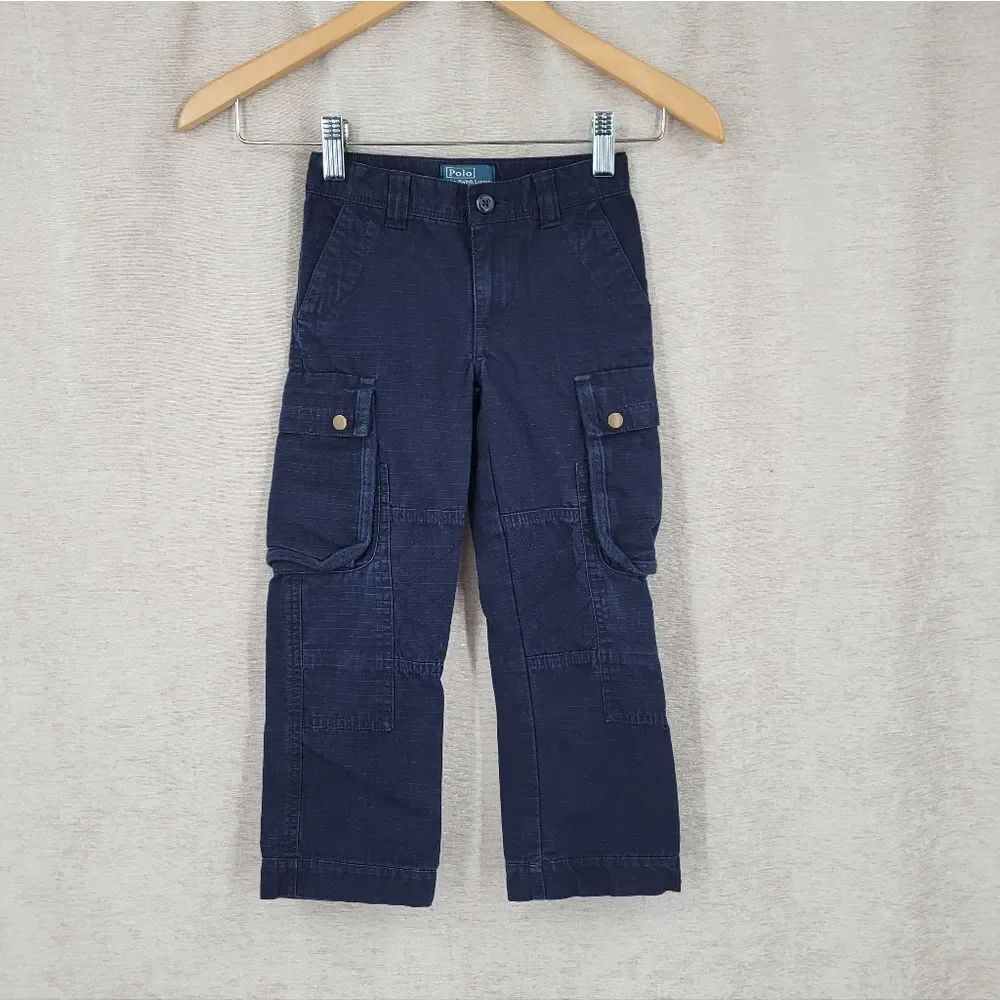 Polo Ralph Lauren Navy Blue Cargo Pants for Kids Boys Size 4